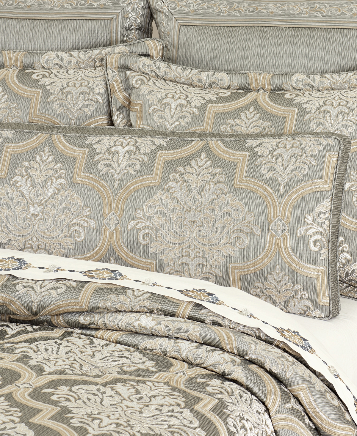 J Queen New York Martina Bolster Decorative Pillow, 15" X 52" In Sage