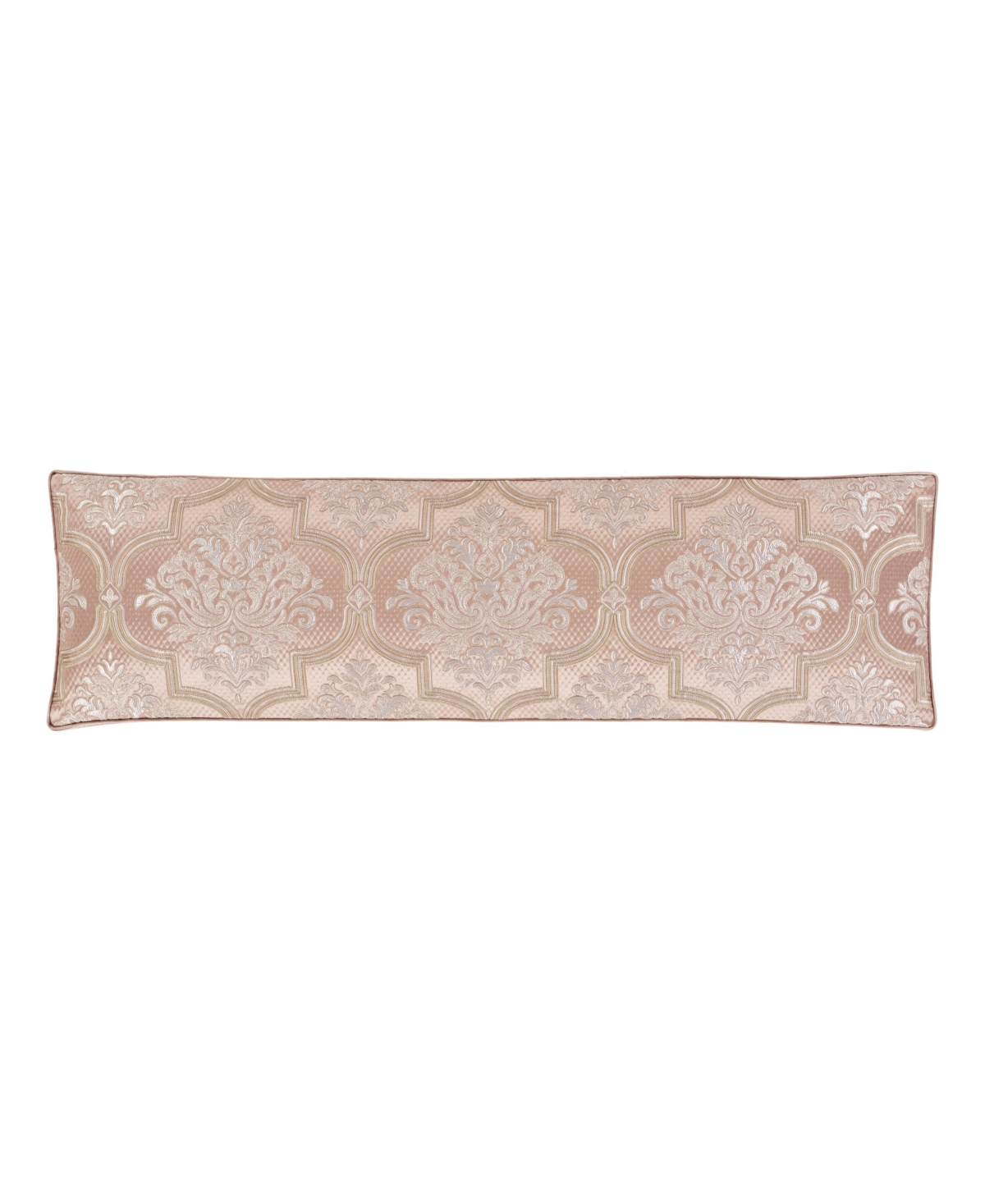 J Queen New York Rosewater Bolster Decorative Pillow, 15" X 52" In Blush