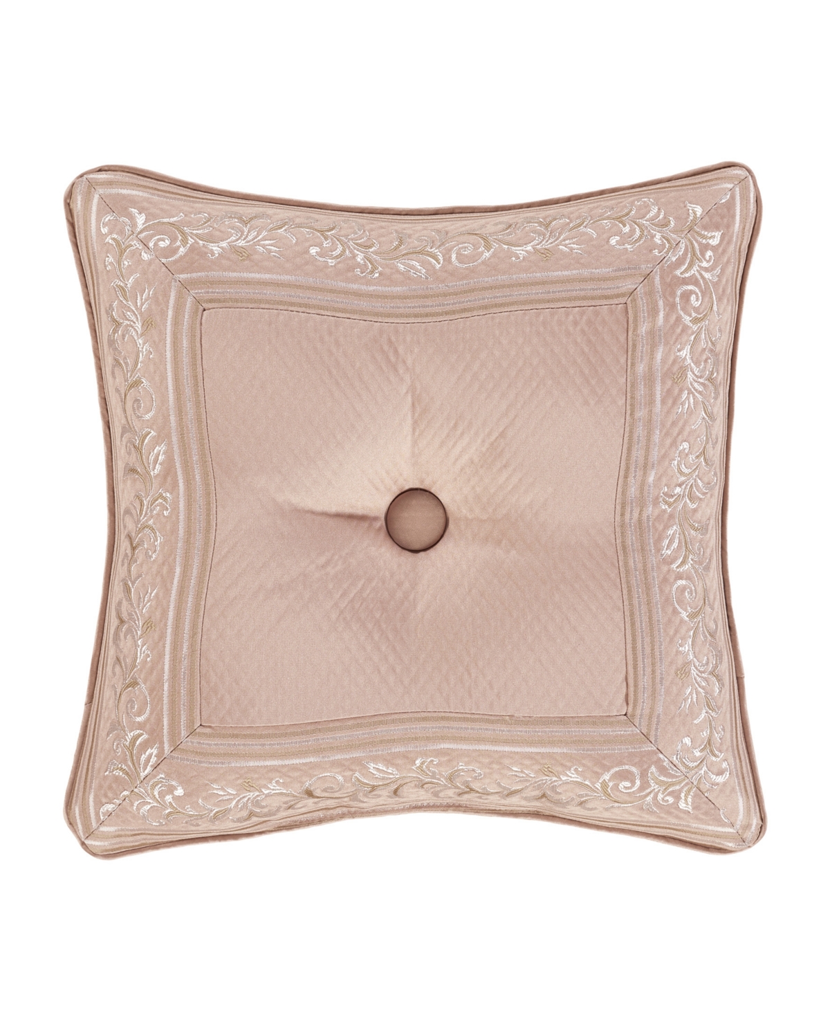 J Queen New York Rosewater Decorative Pillow, 18" X 18" In Blush