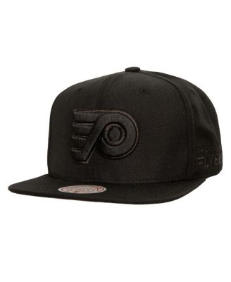 Mitchell & Ness - Men's Black Philadelphia Flyers Soul Strike Cultivated Pearl Tonal Snapback Hat