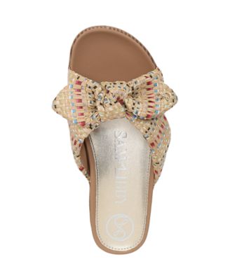 Women's Astrid Bow Platform Footbed Sandals