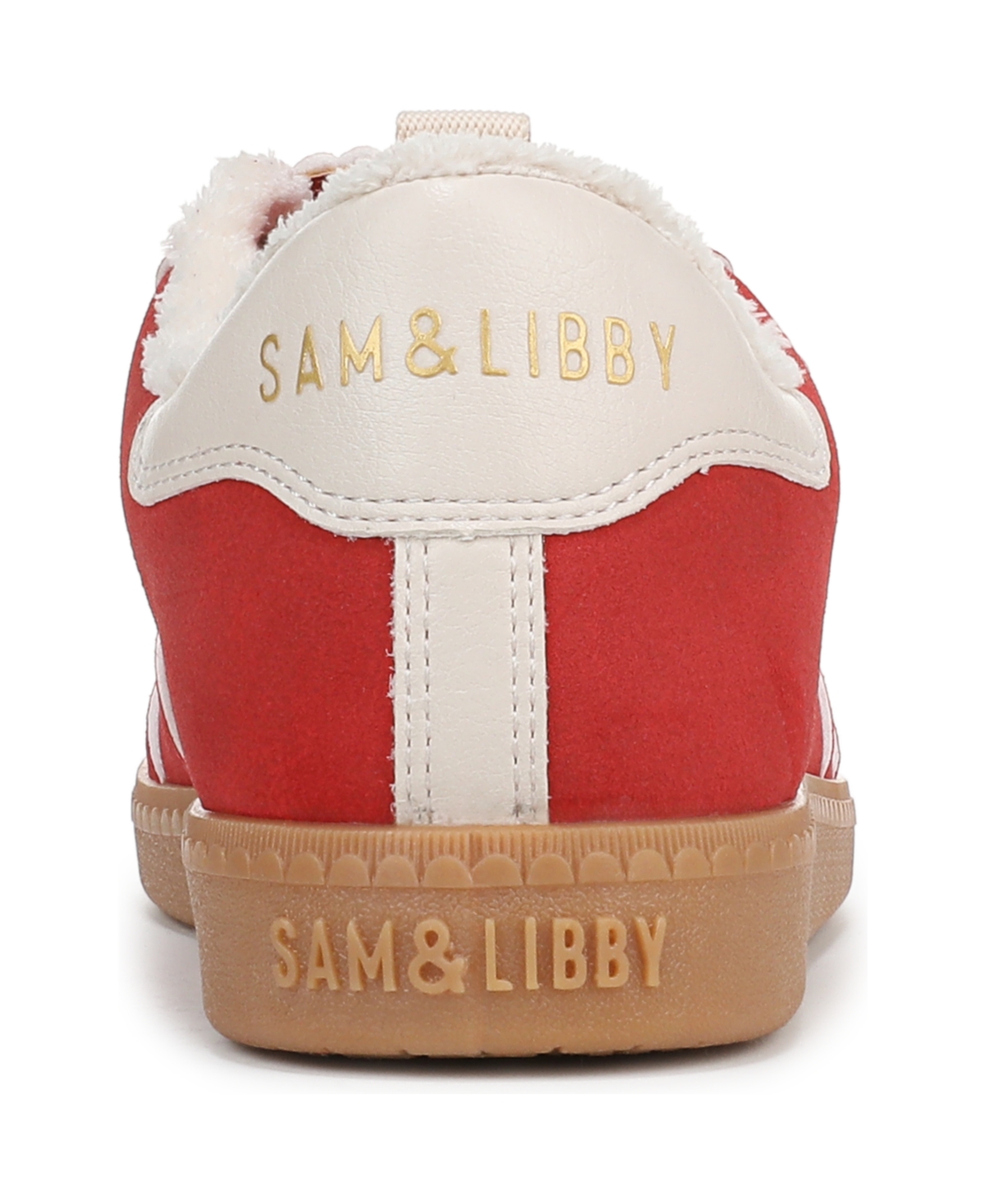 Sam & Libby Women's Waverly Triple Strap Slip On Sneakers In Red Coral