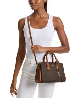 Laila Small Signature Logo Satchel Bag