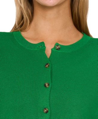 Women's Button-Front Knit Cardigan