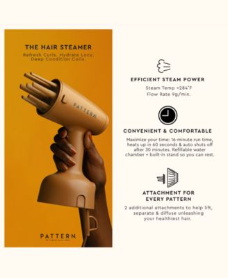 The Hair Steamer Handheld Treatment Tool With 2 Attachments