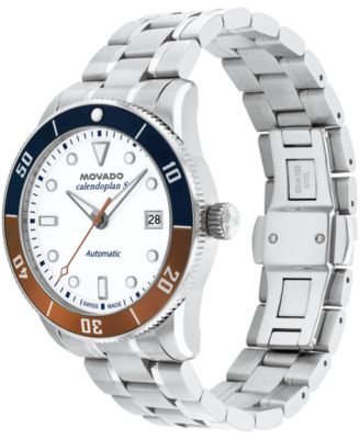 Men's Calendoplan S Swiss Automatic Stainless-Steel Watch, 40mm
