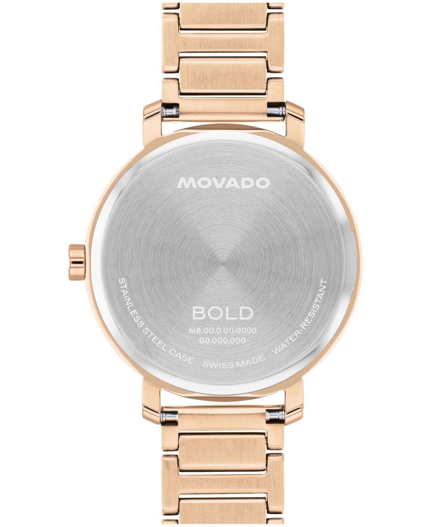 Женские часы Movado Bold Evolution 2.0 Swiss Quartz Ionic Plated Light Rose Gold Steel Watch, 34mm — фото 3