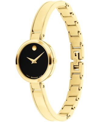 Women's Moda Swiss Quartz Yellow PVD Watch, 24mm