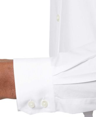 Men's Slim-Fit Poplin Dress Shirt