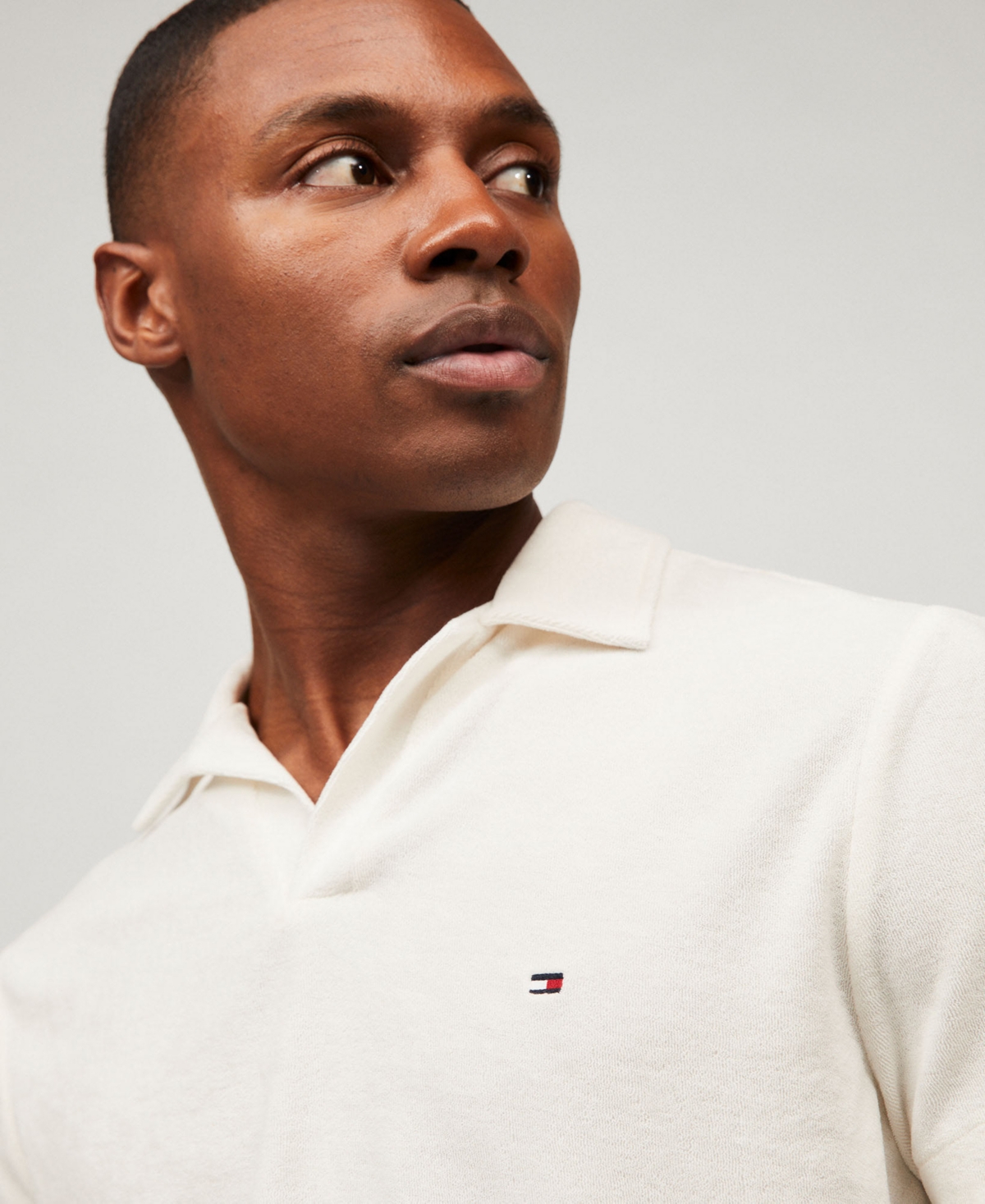 Tommy Hilfiger Men's Regular-Fit Toweling Texture Polo Shirt