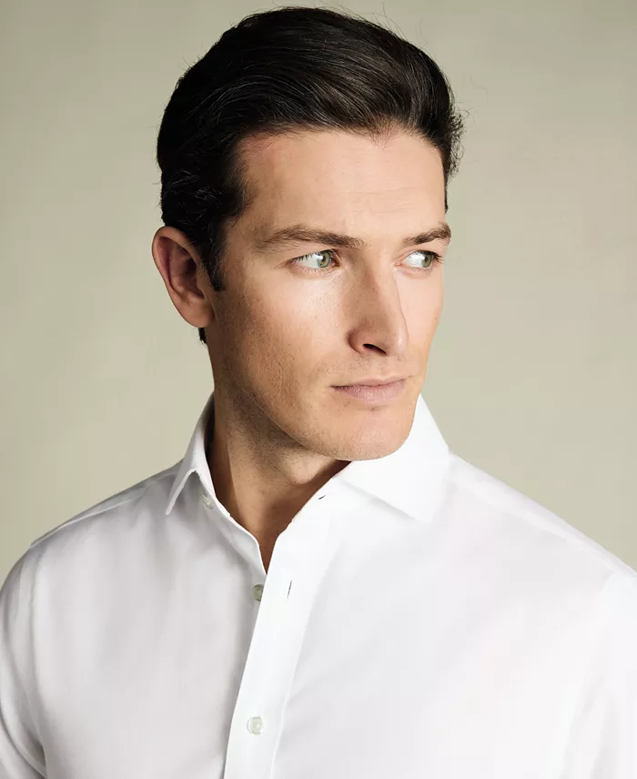 Men's Spread Collar Cotton Dress Shirt - thumbnail 6