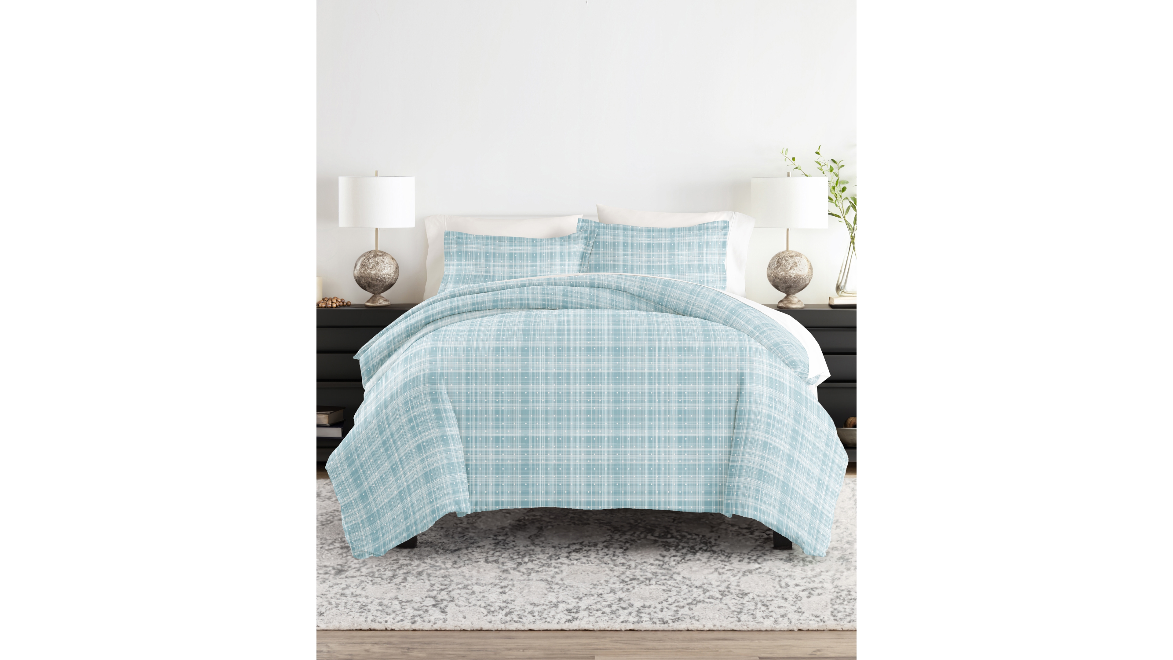 ienjoy Home Elegant Designs Patterned Duvet Cover Set, Full/Queen