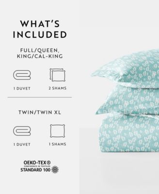 Elegant Designs Patterned Duvet Cover Set, Twin/Twin XL