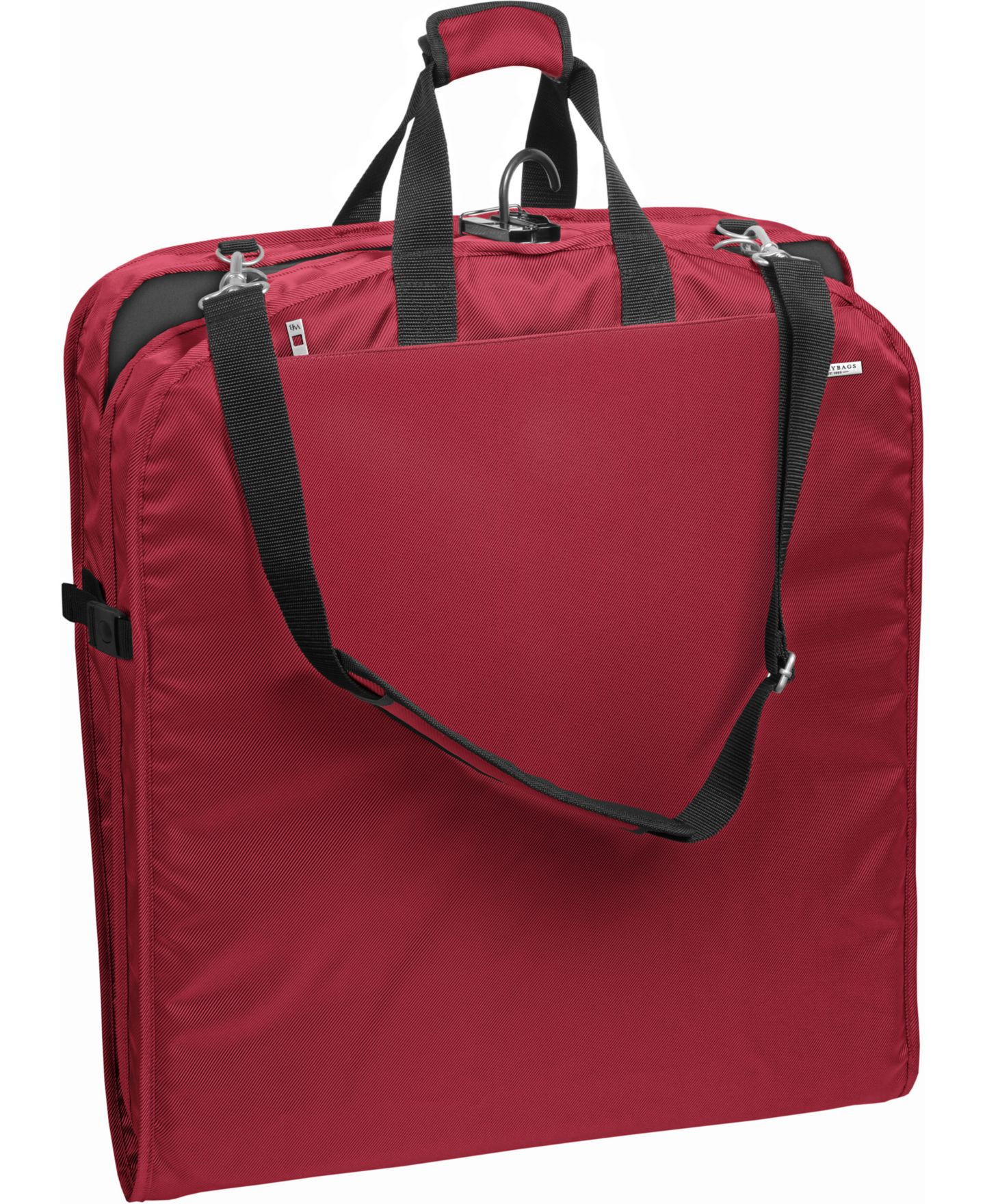 Сумка WallyBags 42" Premium Travel Garment Bag with Shoulder Strap and Pockets, цвет: Красный — фото 1
