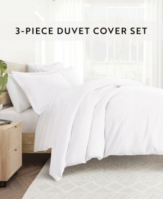 Double Brushed Solid Duvet Cover Set, King/California King
