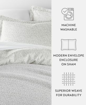 Tranquil Sleep Patterned Duvet Cover Set, King/California King