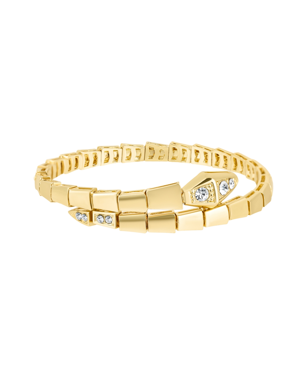 Adornia Snake Wrap Cuff In Gold