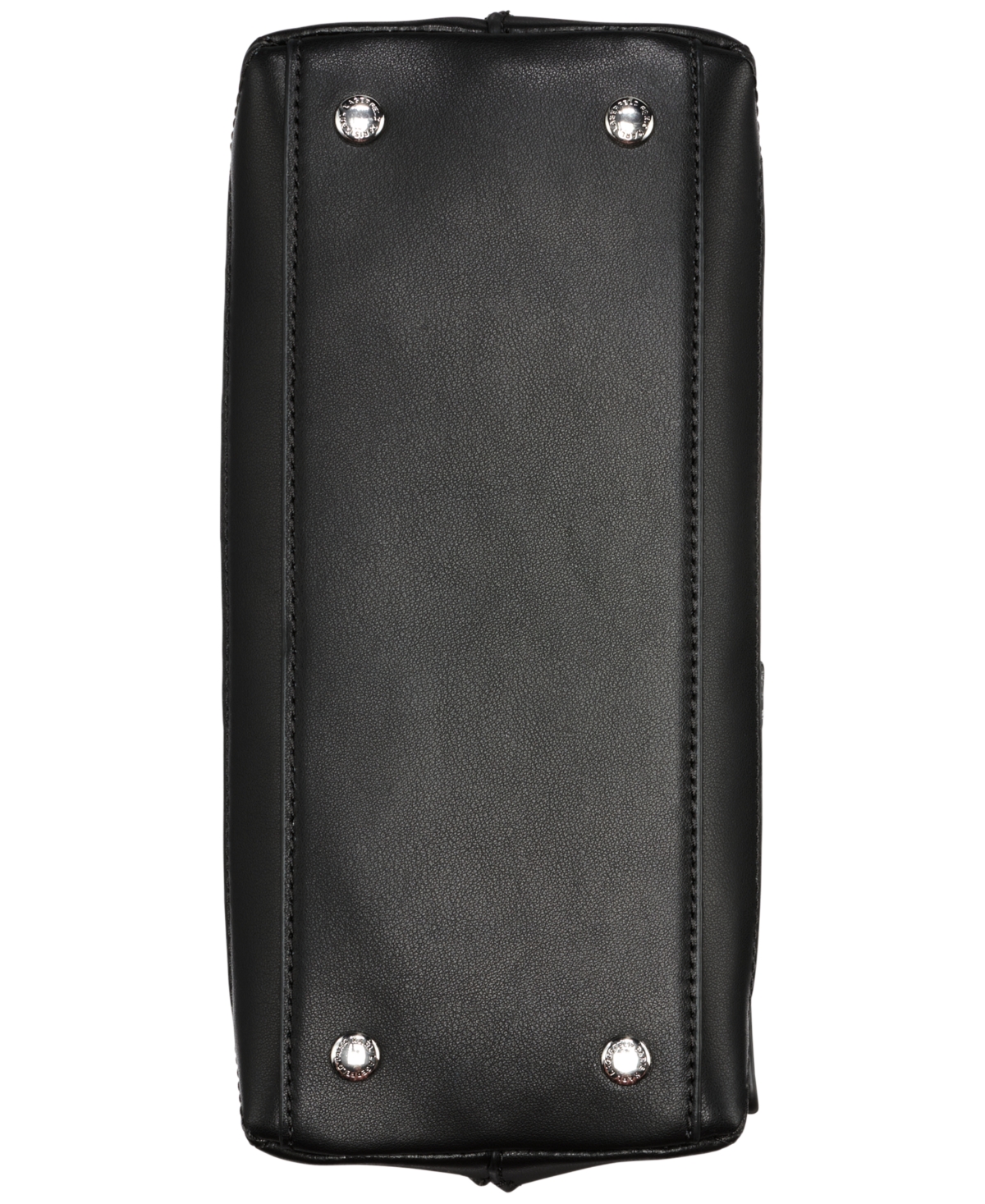 Karl Lagerfeld Mercerie Top Handle Crossbody In Black,white