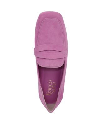 Women's Zury Square Toe Leather Penny Loafers