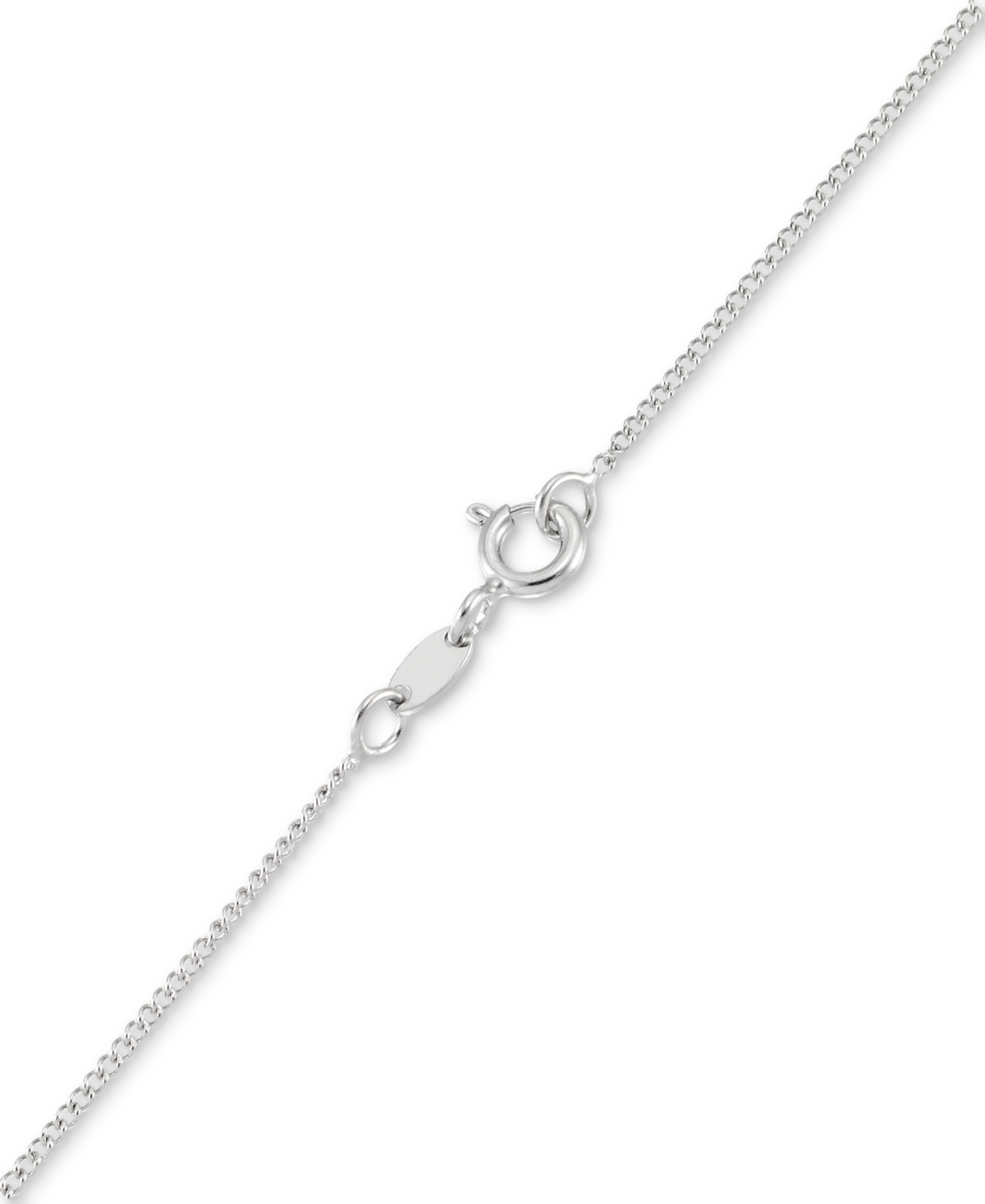 Shop Macy's Blue Agate & Marcasite Flower Disc 18" Pendant Necklace In Sterling Silver