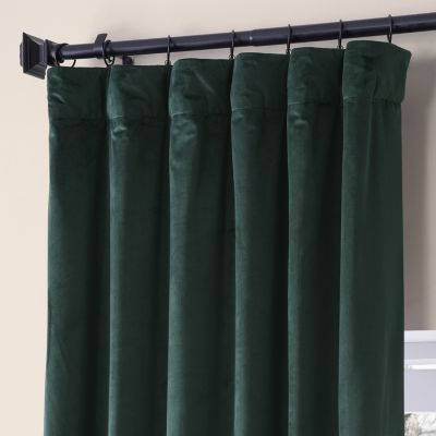 Signature Plush Velvet Hotel Blackout Curtain