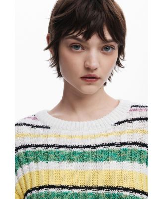 Women's Colorful striped sweater