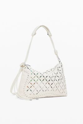 Women's Medium perforated crossbody bag