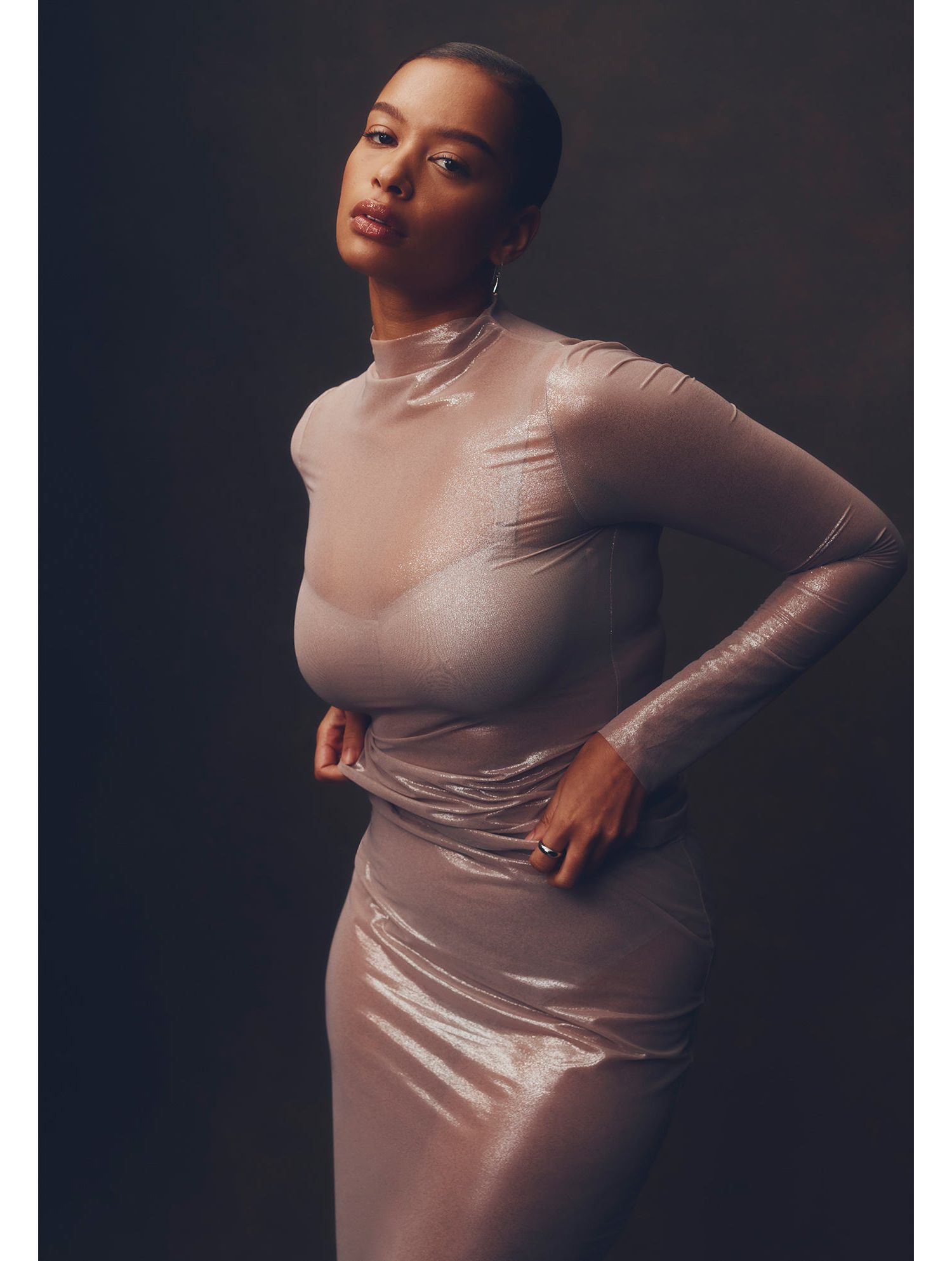 Women's The Mockneck Top - Mesh