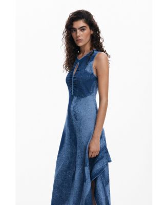 Women's Jacquard cut-out dress