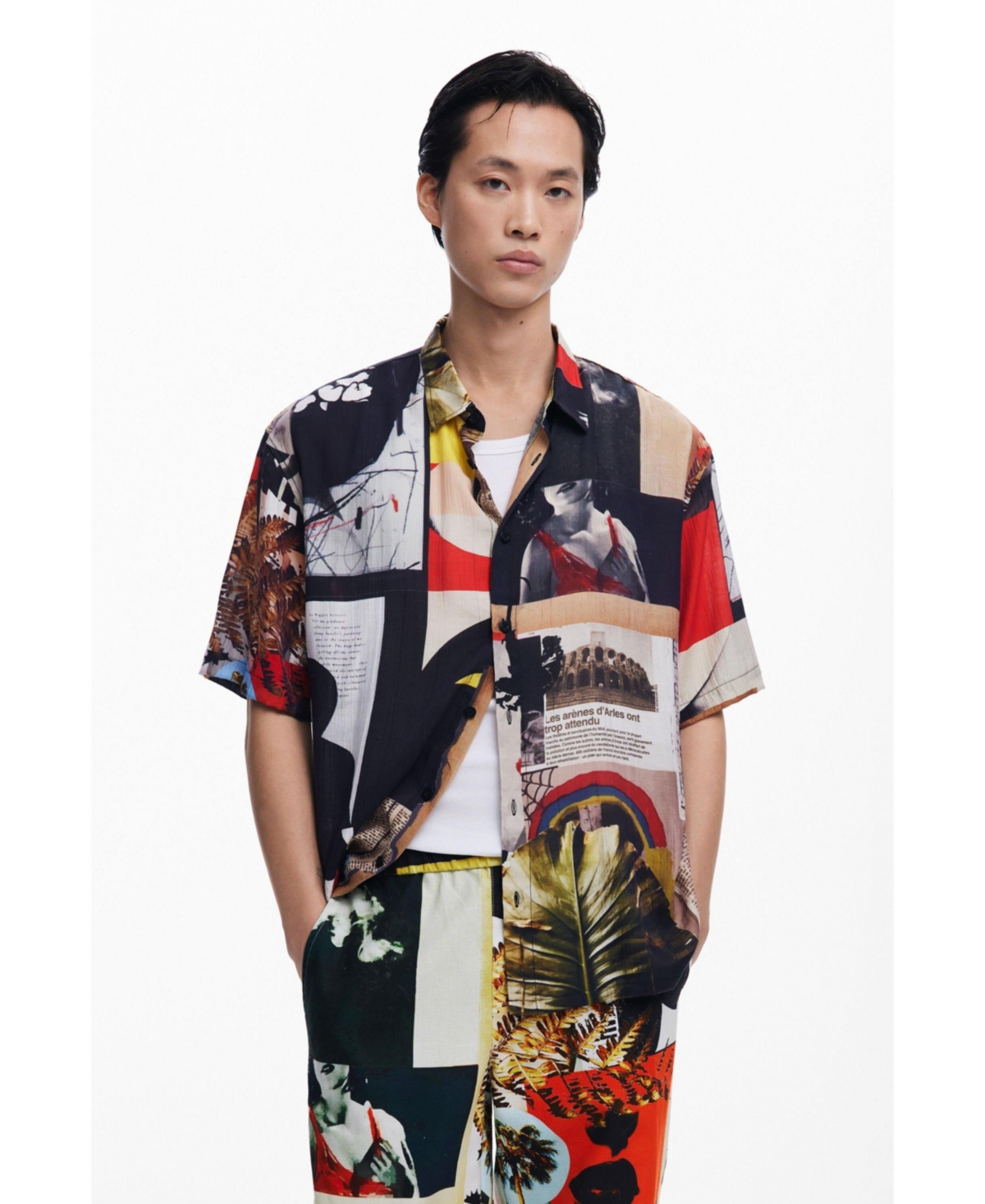 Men's Shirt designed by Mr. Christian Lacroix - Black