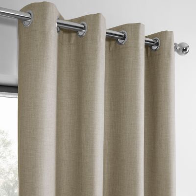 Grommet Performance Linen Hotel Blackout Curtain