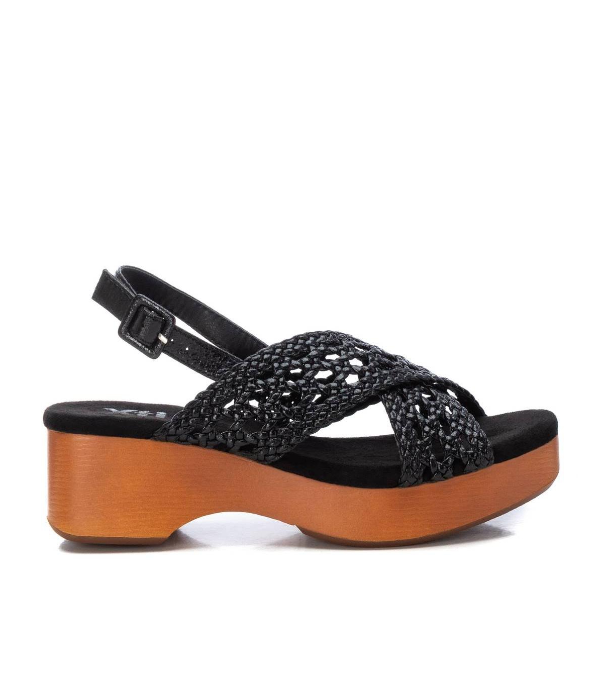Women's Fashion Platform Sandals - Black
