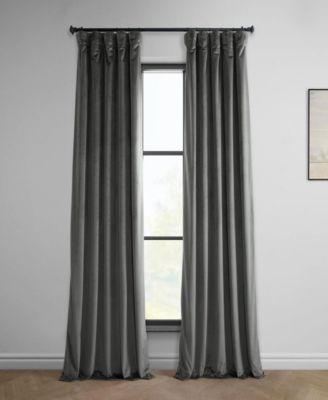 Heritage Plush Velvet Room Darkening Curtain