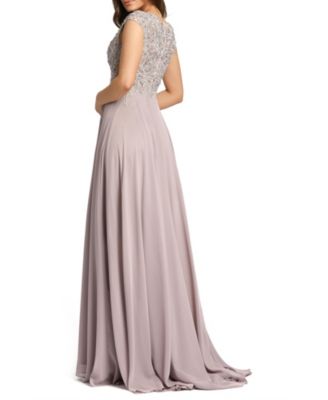 lilac grey bridesmaid dress Cheap Two Piece Round Neck Long Light Blue Grey Silver Purple Lilac Tu   SposaBridal