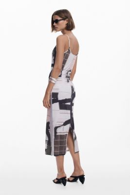 Women's Urban landscape slip dress