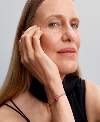 Sterling Silver Rose Heart Charms