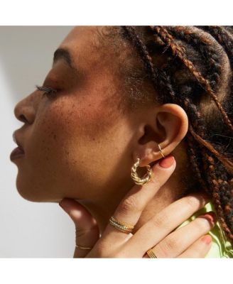 Twisted Hoop Earrings - Paris