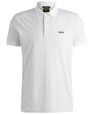Men's Stretch Cotton Printed Paddy Polo Shirt