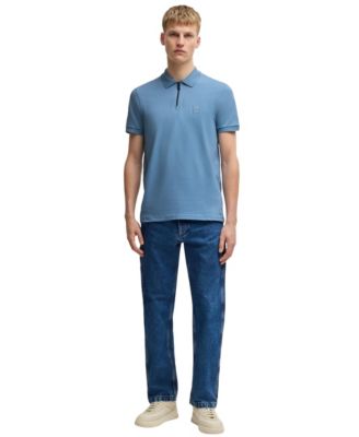 Men's Stretch-Cotton Pique Slim-Fit Polo Shirt