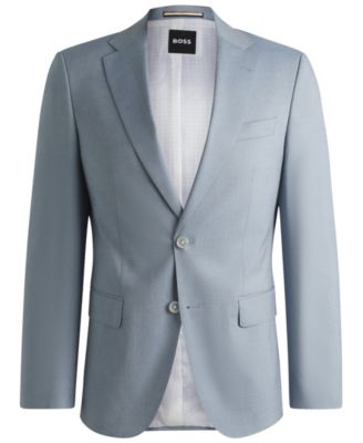 Men's Stretch Chiffon Slim-Fit Blazer