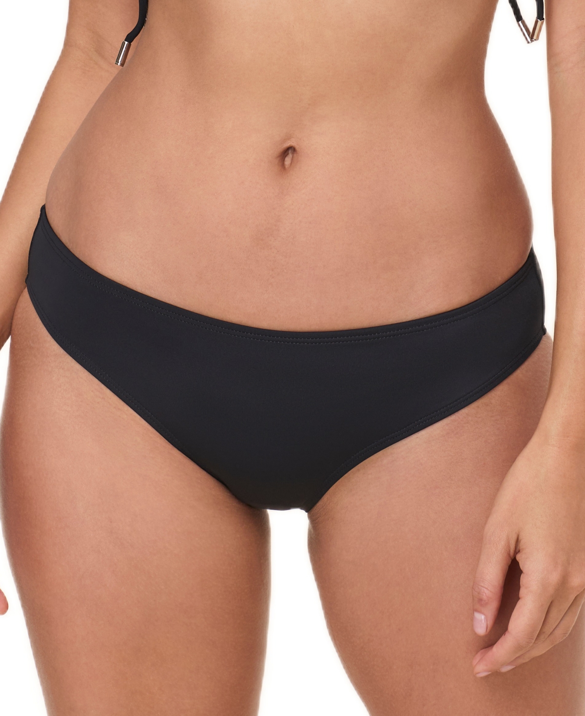 Andie Women's Striped Hipster Bikini Bottoms In Black