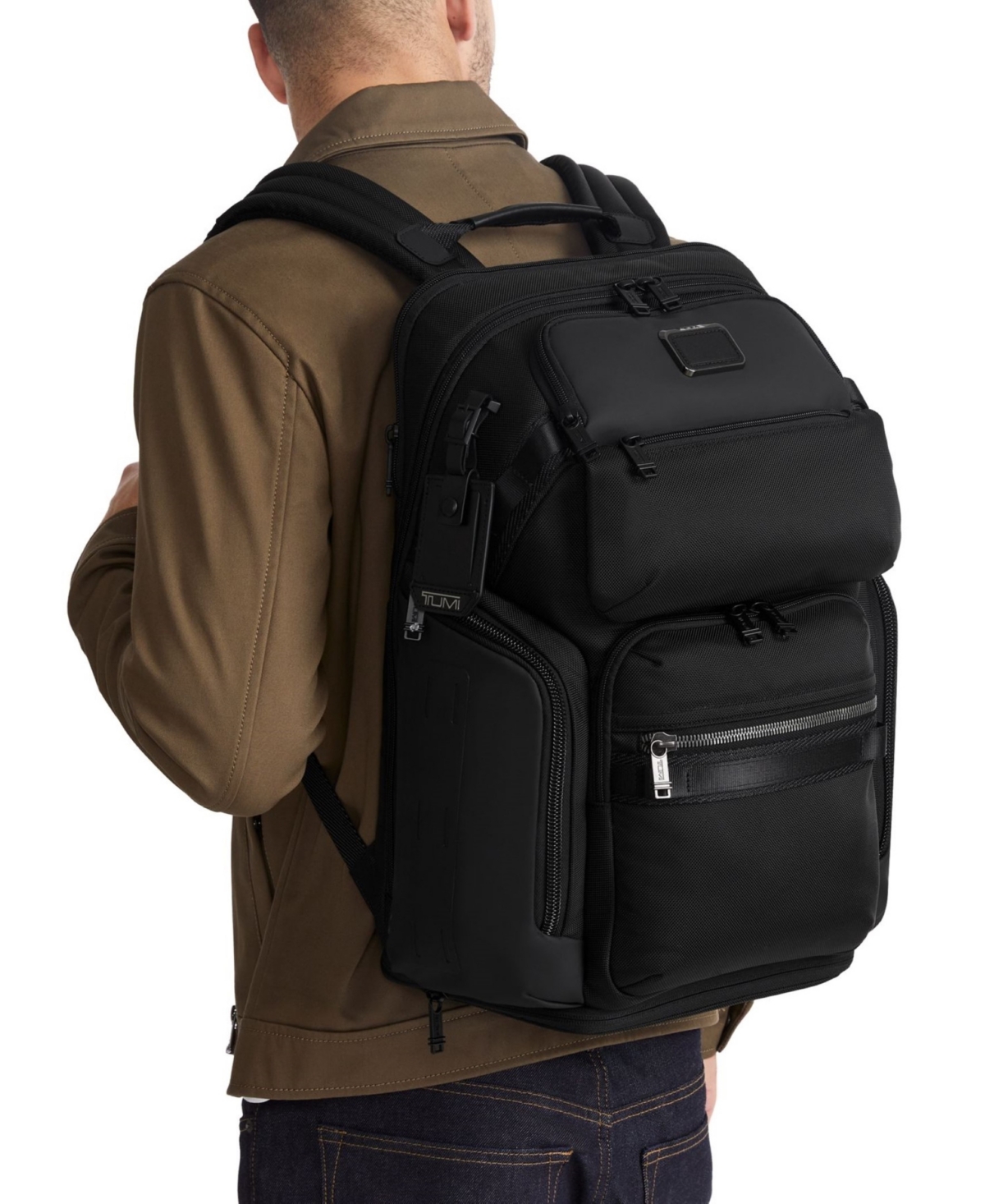 Tumi Alpha Bravo Nomadic Backpack In Black Onyx