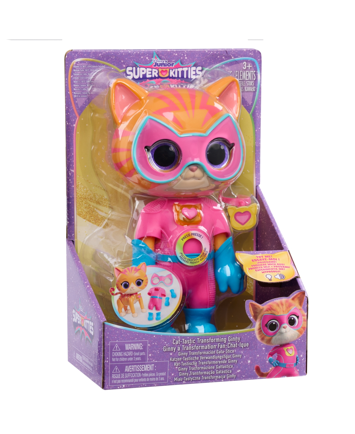 Super Kitties Cat-tastic Transforming Ginny Toy Figure In Multicolor
