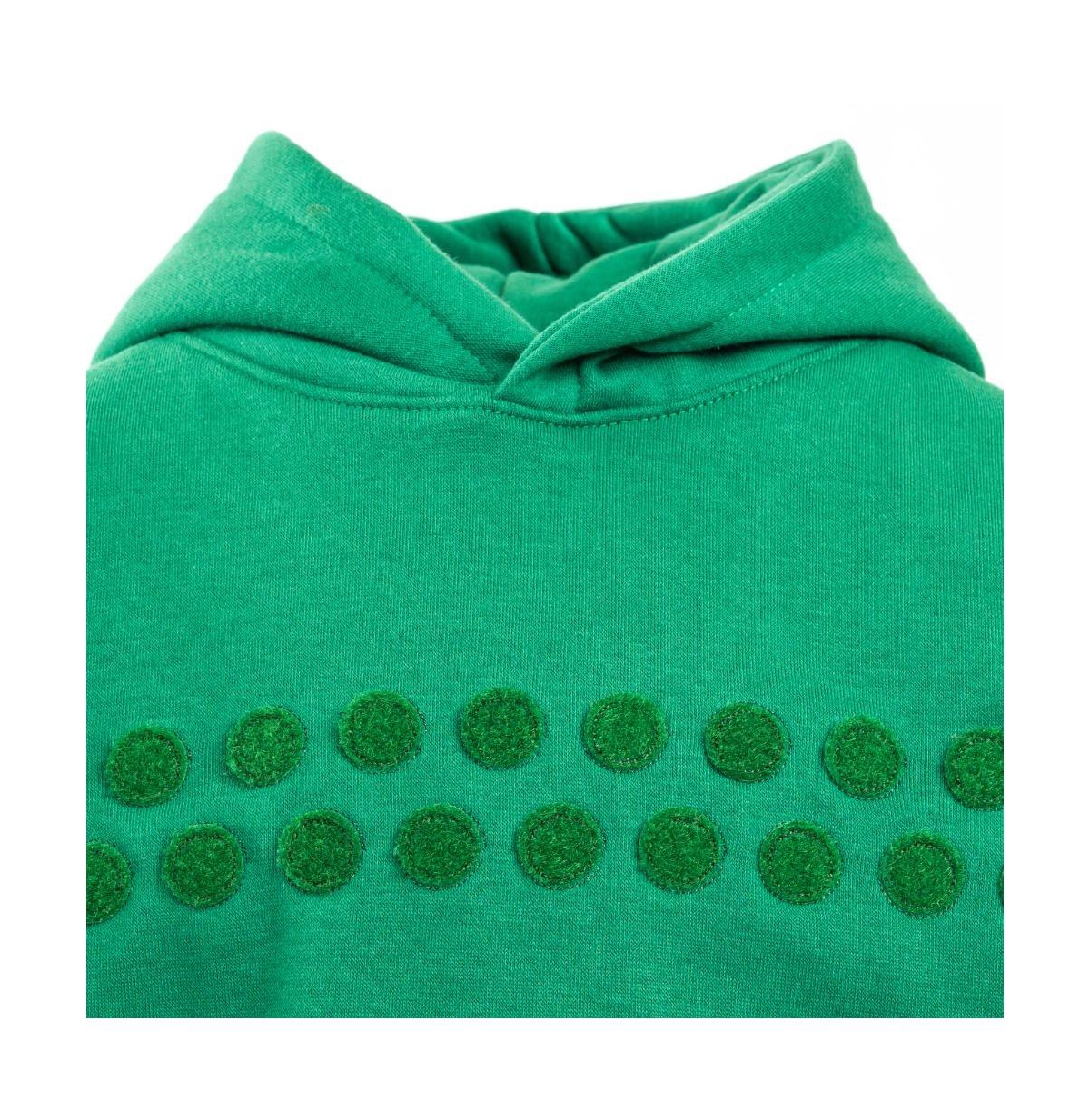 Rabble Clothing Unisex Customizable Hoodie Bundle With Magic Wonders Patch Dabblz In Precious Emerald