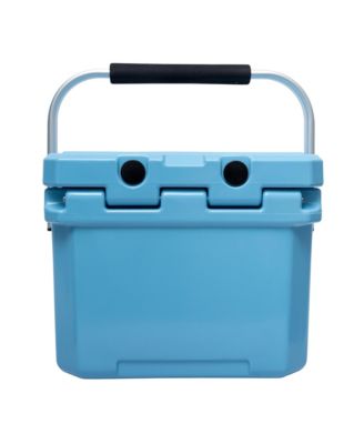 10 | 10.6 Qt. Premium Cooler with 2 Molded-in Cup Holders & Folding Aluminum Handle