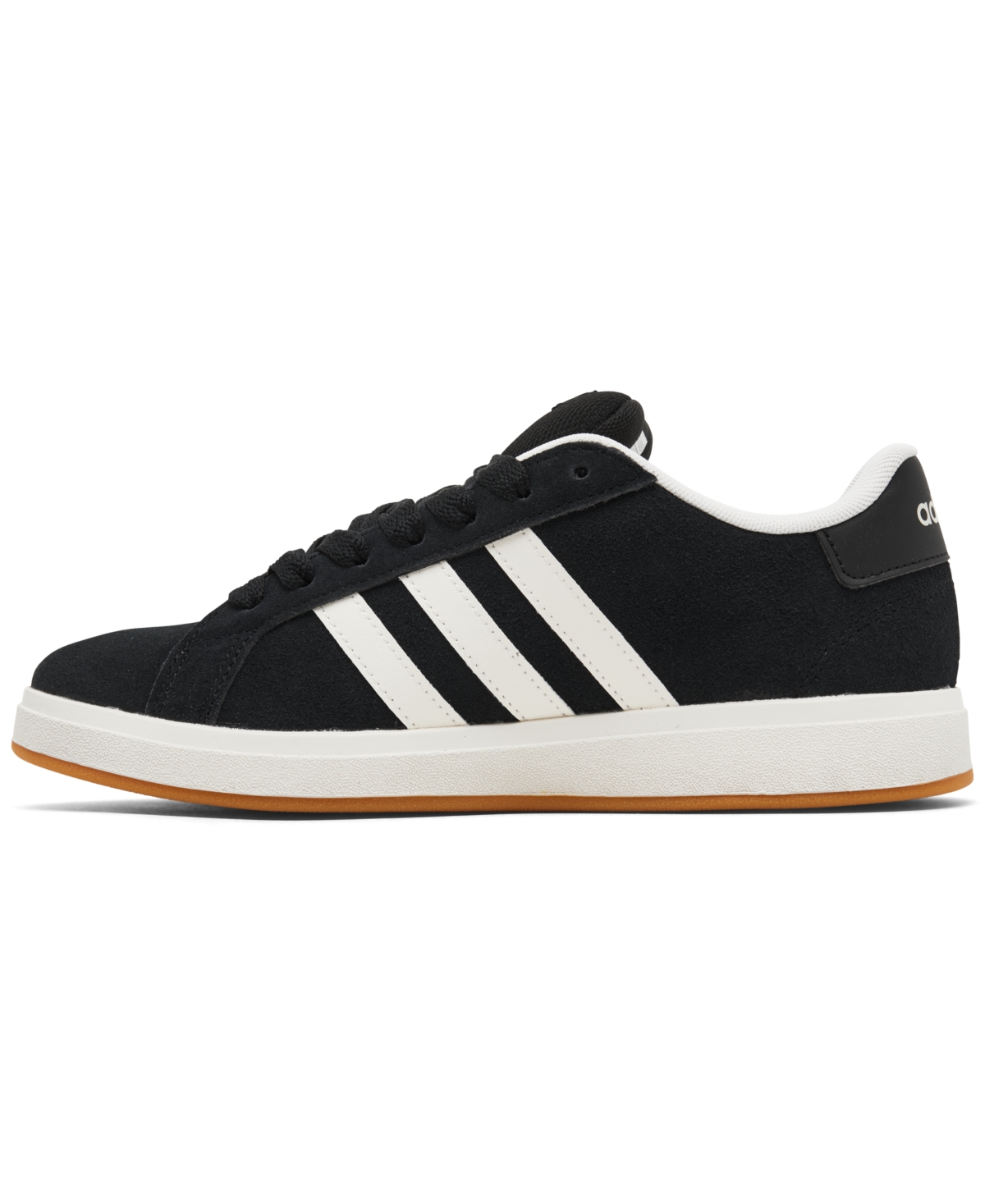 Adidas Originals Big Kids Grand Court 00s Casual Sneakers From Finish Line In Black,white