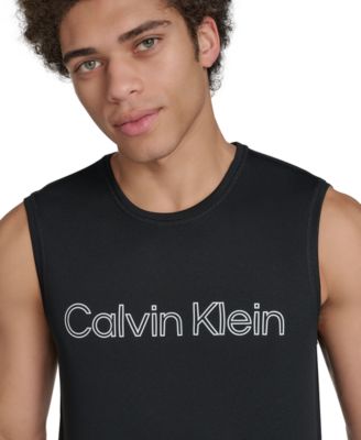 Men's Logo Sleeveless Swim Rash Guard