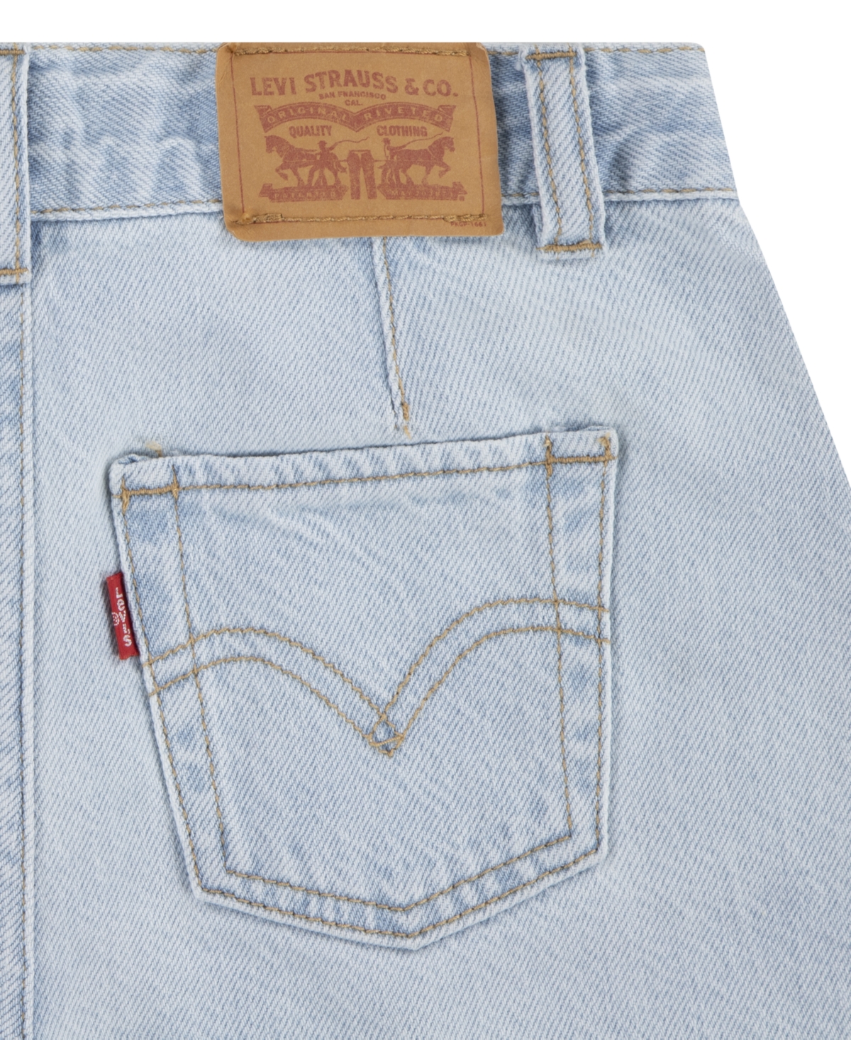 LEVI'S BIG GIRLS PLEATED SKIRTY SHORTS 