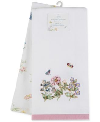 Butterfly Meadow Printed Kitchen Towel, Set of 2