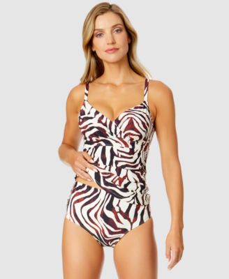 ANNE COLE TANKINI TOP HIGH RISE BOTTOM 